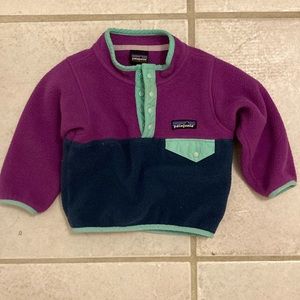 Patagonia fleece jacket 12-18 months